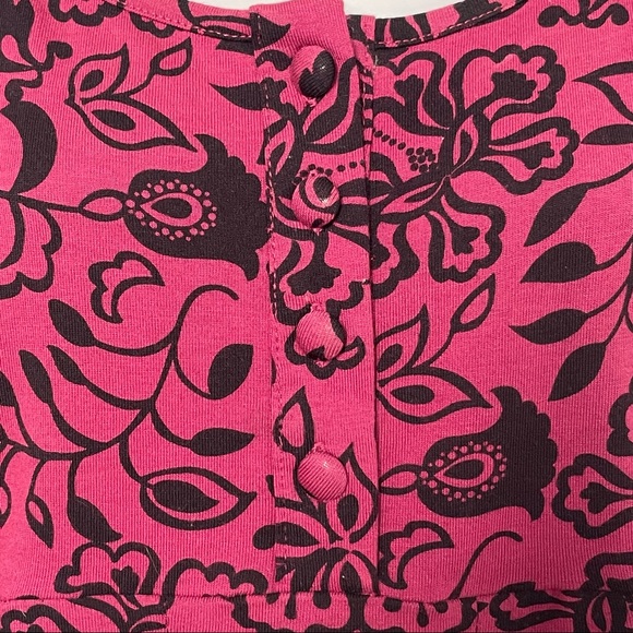 RGL NEW YORK Fuchsia & Black Short Sleeves Dress Size L - Picture 3 of 10